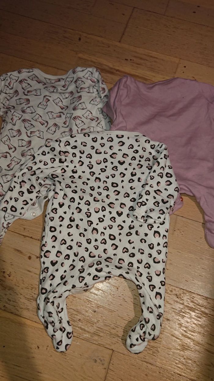Lot de 3 pyjamas légers 1 mois - photo numéro 5