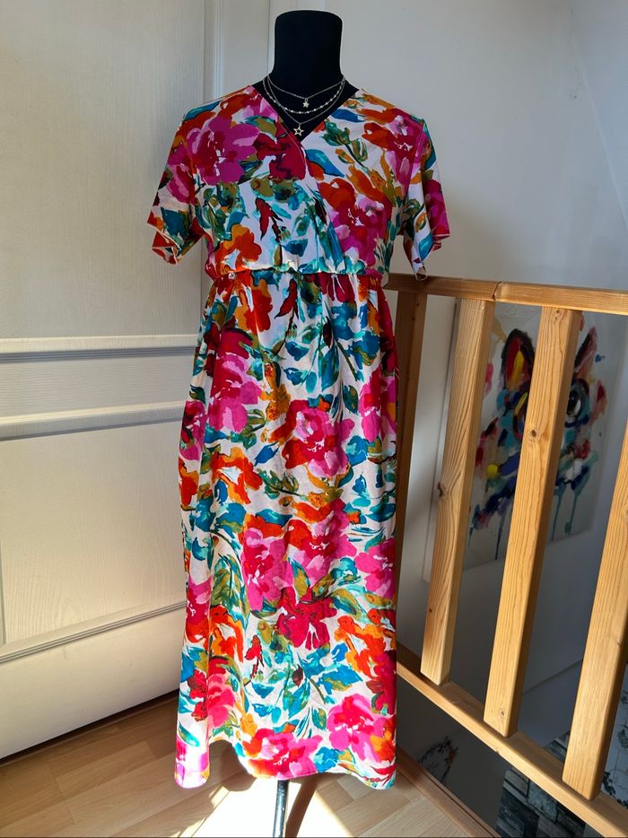 Robe longue cache cœur