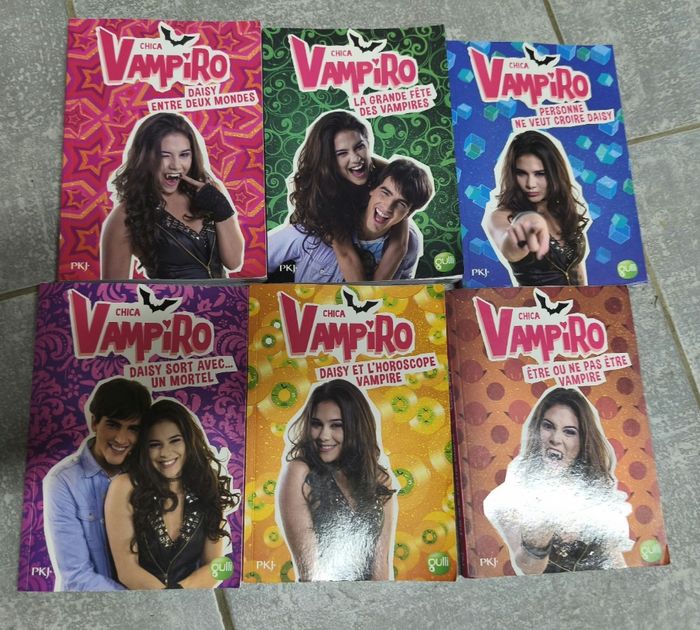 Lots de 6 livres chica vampiro