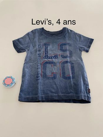 Tee shirt bleu Levi’s 4 ans