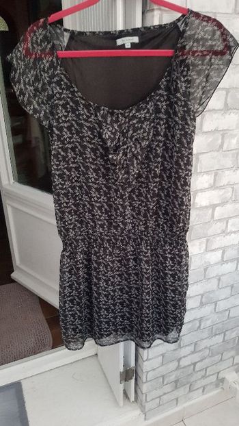 robe d'été noir en voile