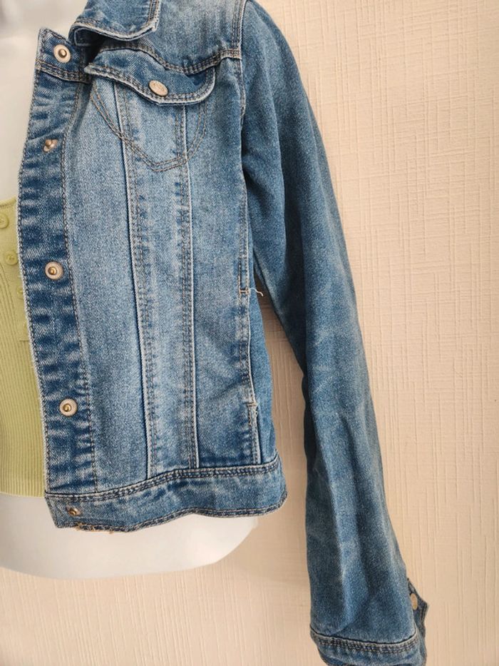 Veste en jean bleu Name It 12 ans - photo numéro 3