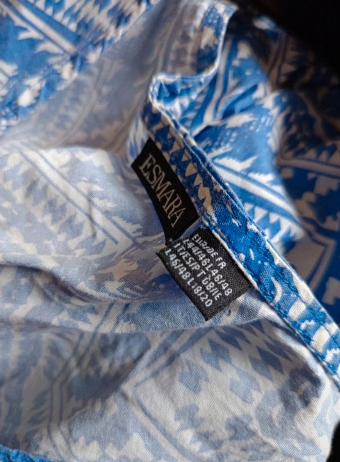 Robe Esmara bleue t.44/46, 100% coton - photo numéro 6