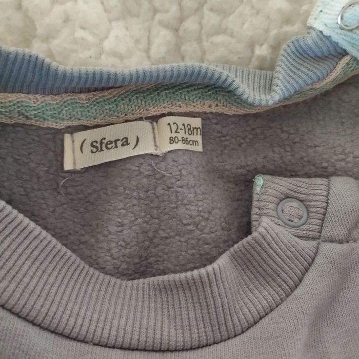 Sweat gris 12-18 mois  sfera - photo numéro 3
