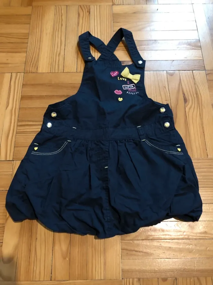 Robe à bretelles bleue