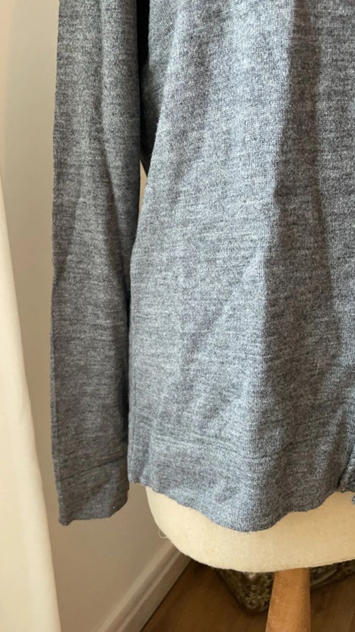 Gilet gris homme bouton Massimo Boni - taille S - photo numéro 3