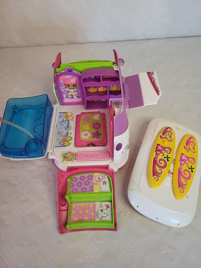 Lot pinypon figurine  van et bateau - photo numéro 3