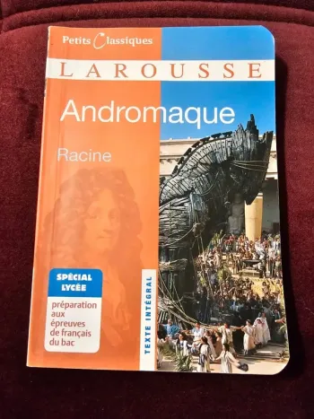 Livre Andromaque Jean Racine Larousse