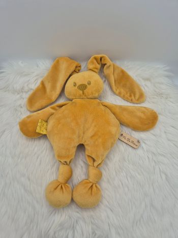 Doudou Lapin lapidou doudou Ocre Jaune moutarde Nattou