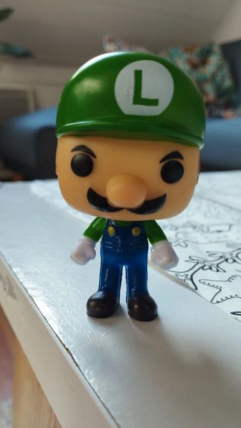 Figurine cartoon neuve Luigi monde de Mario Nintendo