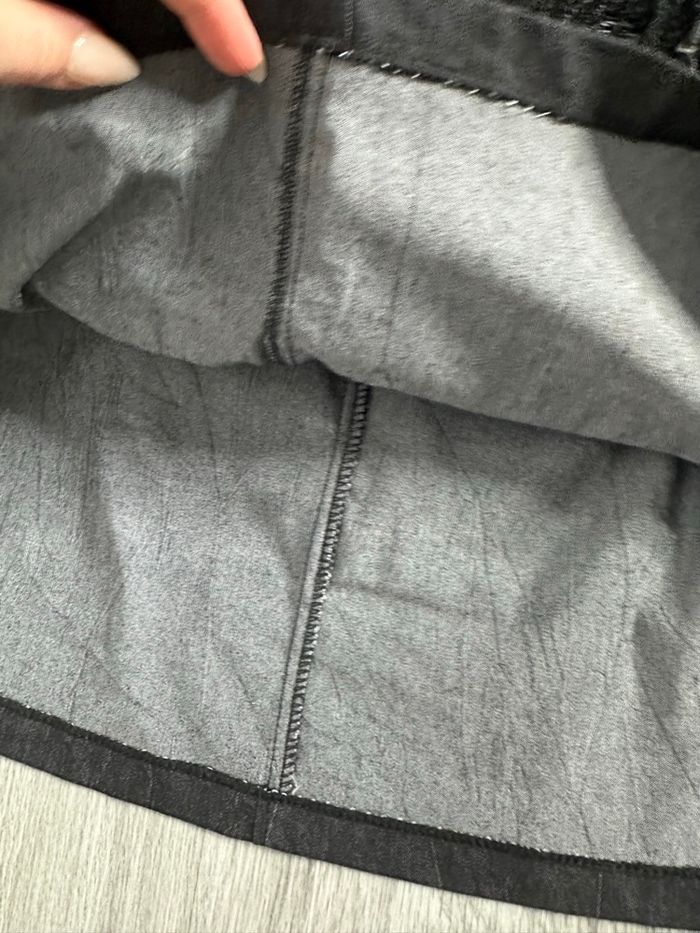 Jupe gris foncé et noir S.Quise T48 4XL - photo numéro 5