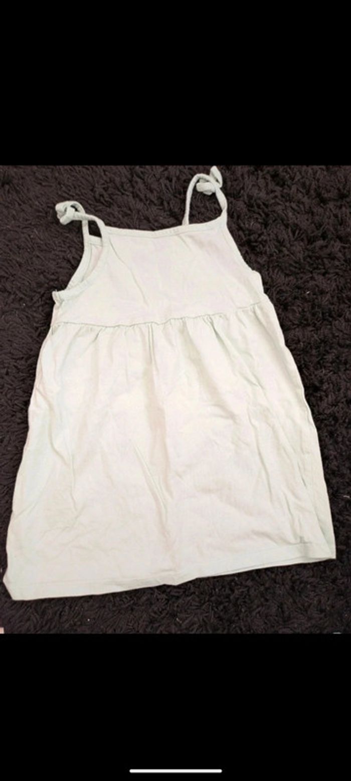 Robe légère été 24 mois vert pâle