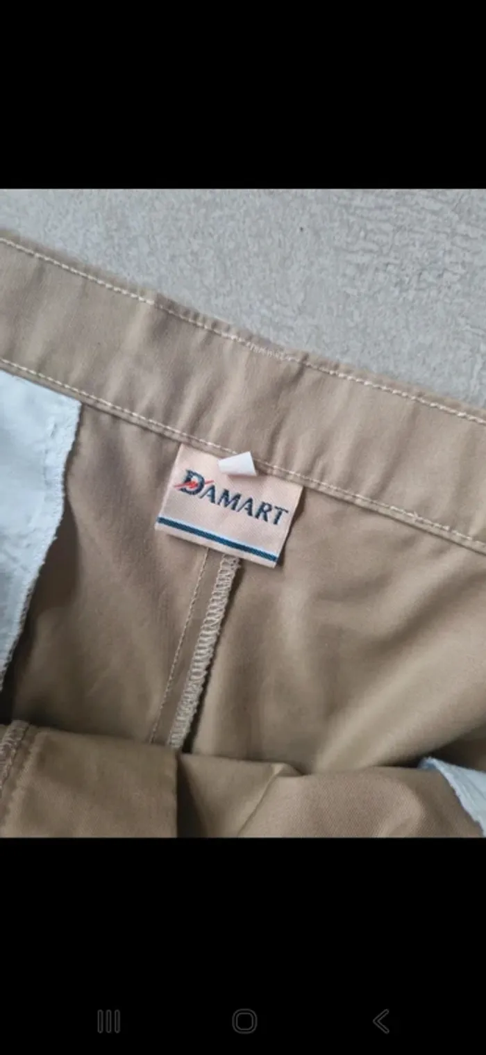 Short rétro damart taille 40 beige tres bon etat - photo numéro 4