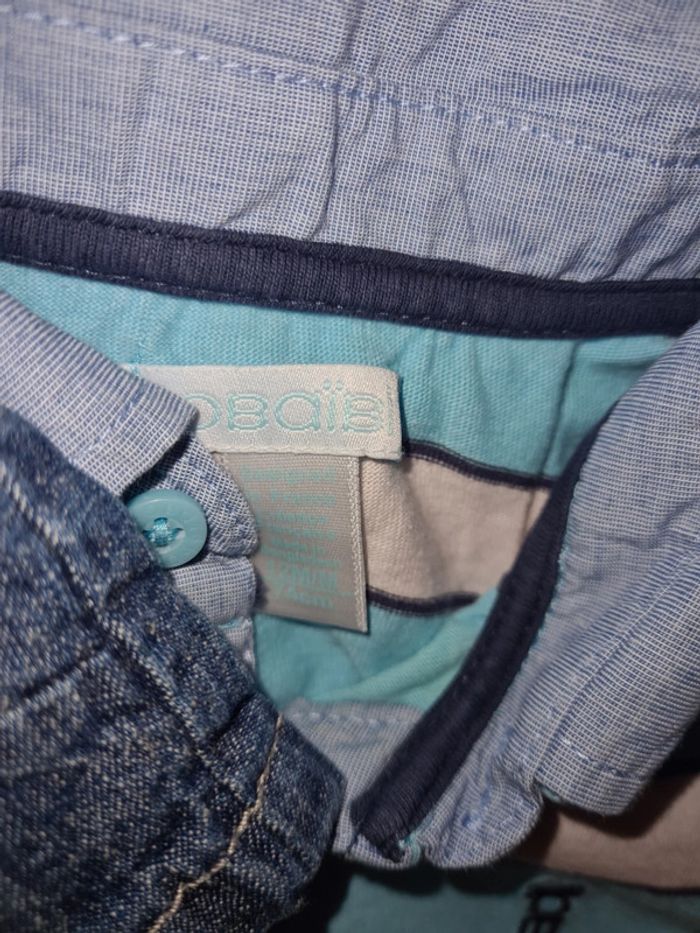 3 pièces polo et short 12 mois - photo numéro 2