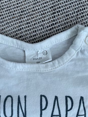 Haut à manches longues - 6 mois - Kiabi