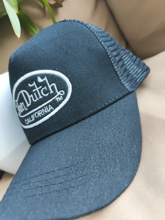 Casquette Trucker Von Dutch noire - photo numéro 2