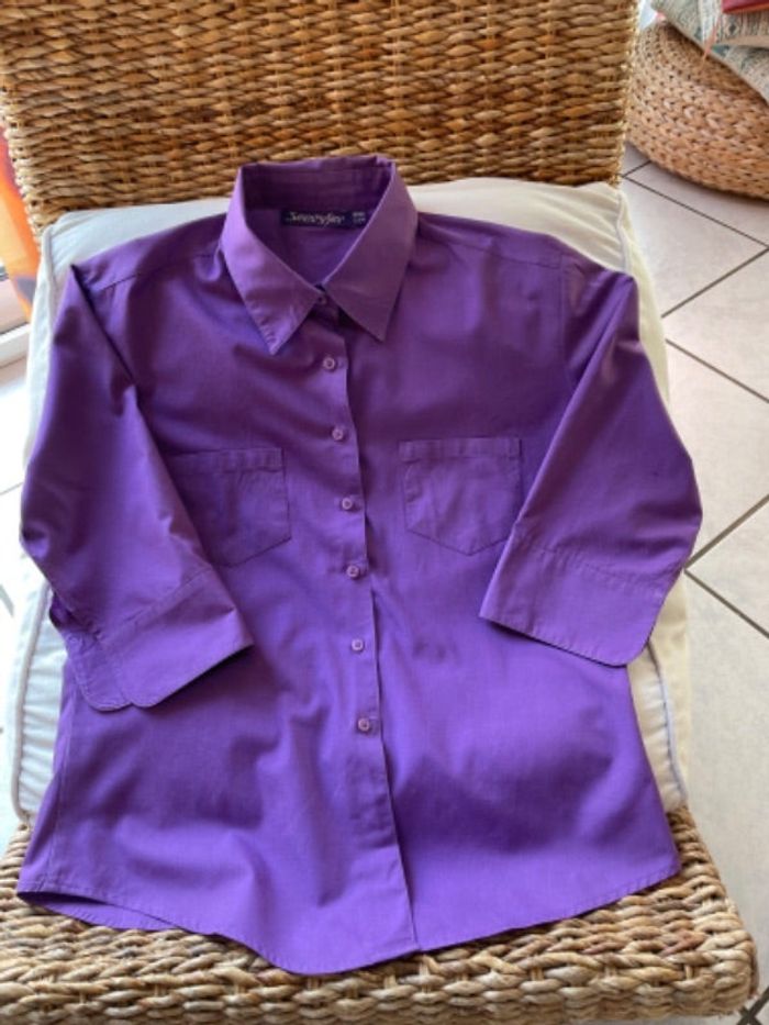 Chemise manches trois quart