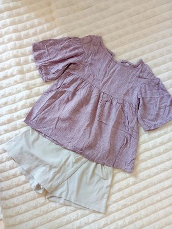 Ensemble short +tunique fille 4/5ans 🌸🩶