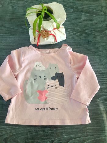 T shirt 9 mois fille