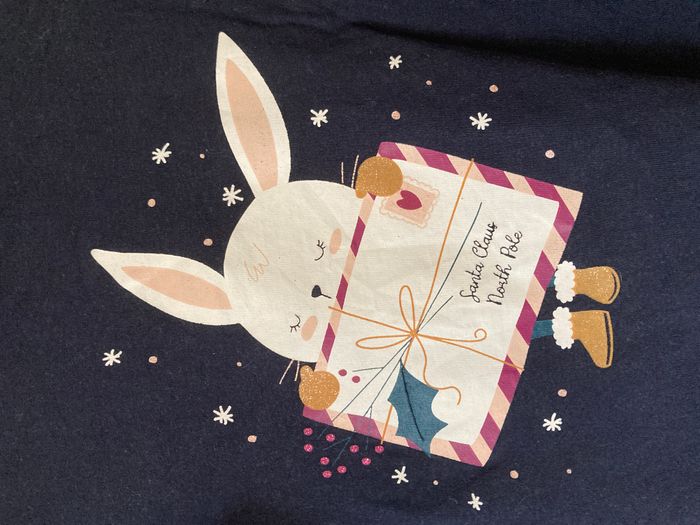 Tee-shirt manches longues motif Noël - photo numéro 2