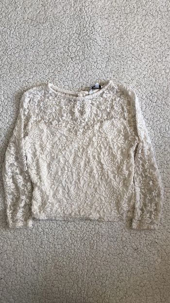 Chemise en dentelle New look