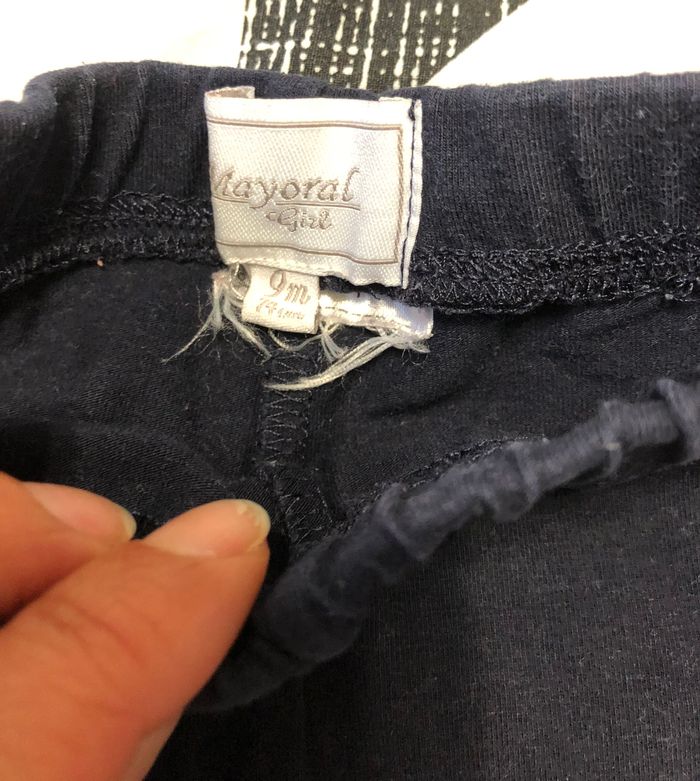 Legging bleu marine Mayoral 9 mois - photo numéro 3