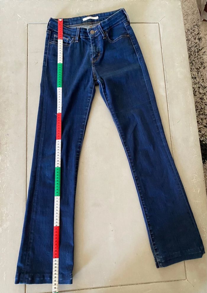 Jeans Levi's 715 Bootcut bleu marine taille 26 W 32 US soit 36 / S France - photo numéro 10