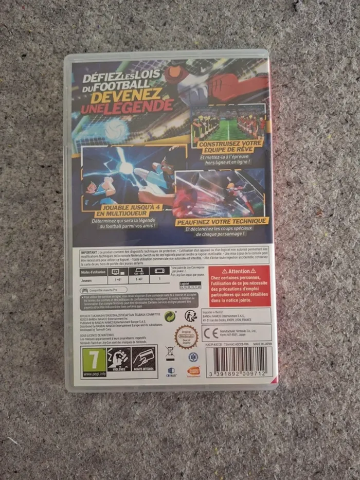 Jeu nintendo switch captain Tsubasa - photo numéro 2