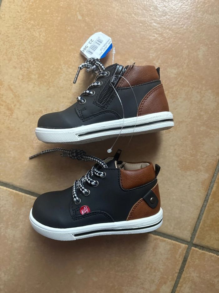 Chaussures taille 22 cuir Na - photo numéro 2