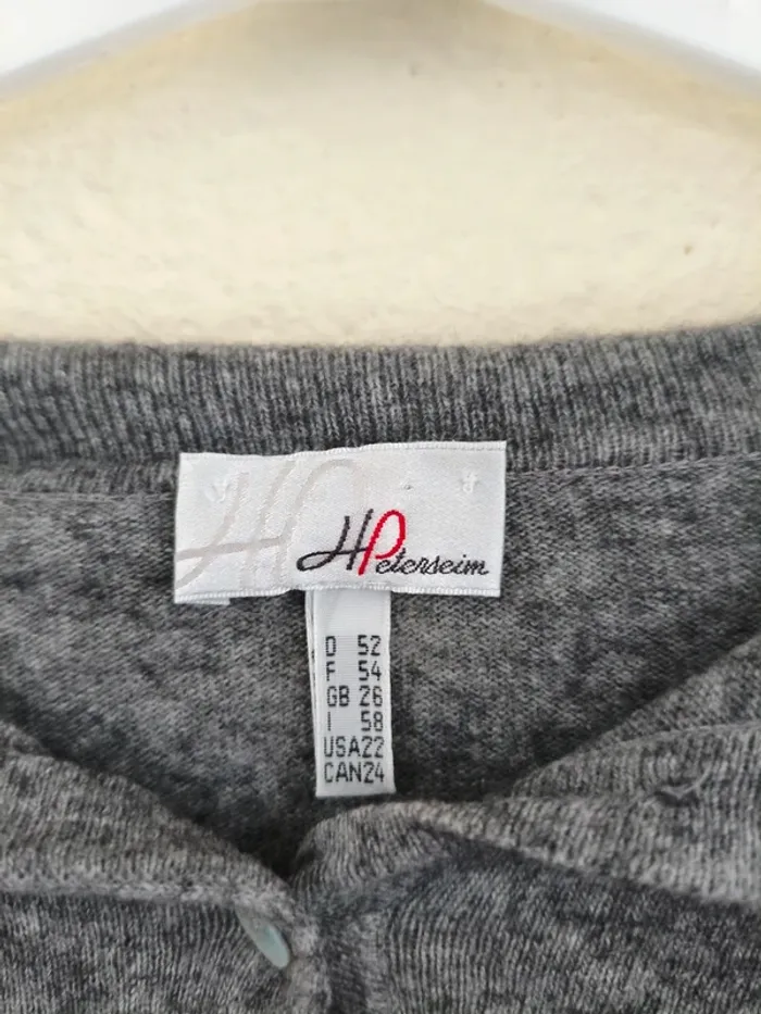 Pull gris - H.Peterseim - taille 54 - photo numéro 3