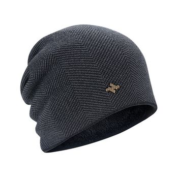 Bonnet épais en maille pour homme