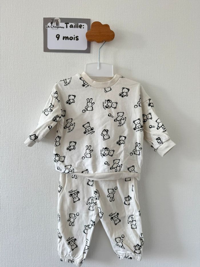 Ensemble ourson - taille 9 mois 74 cm🌼