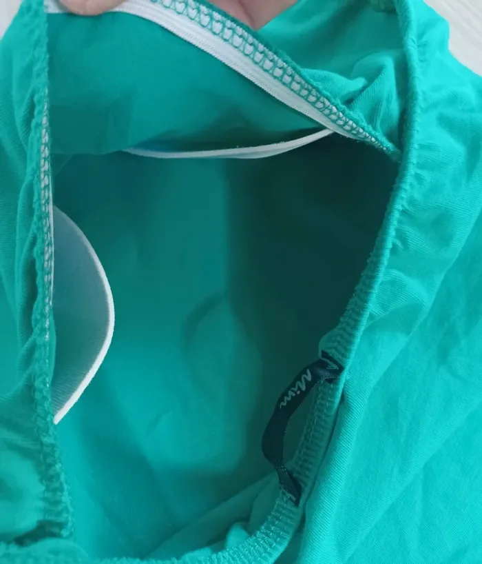 Robe bustier moulante verte mim - photo numéro 7