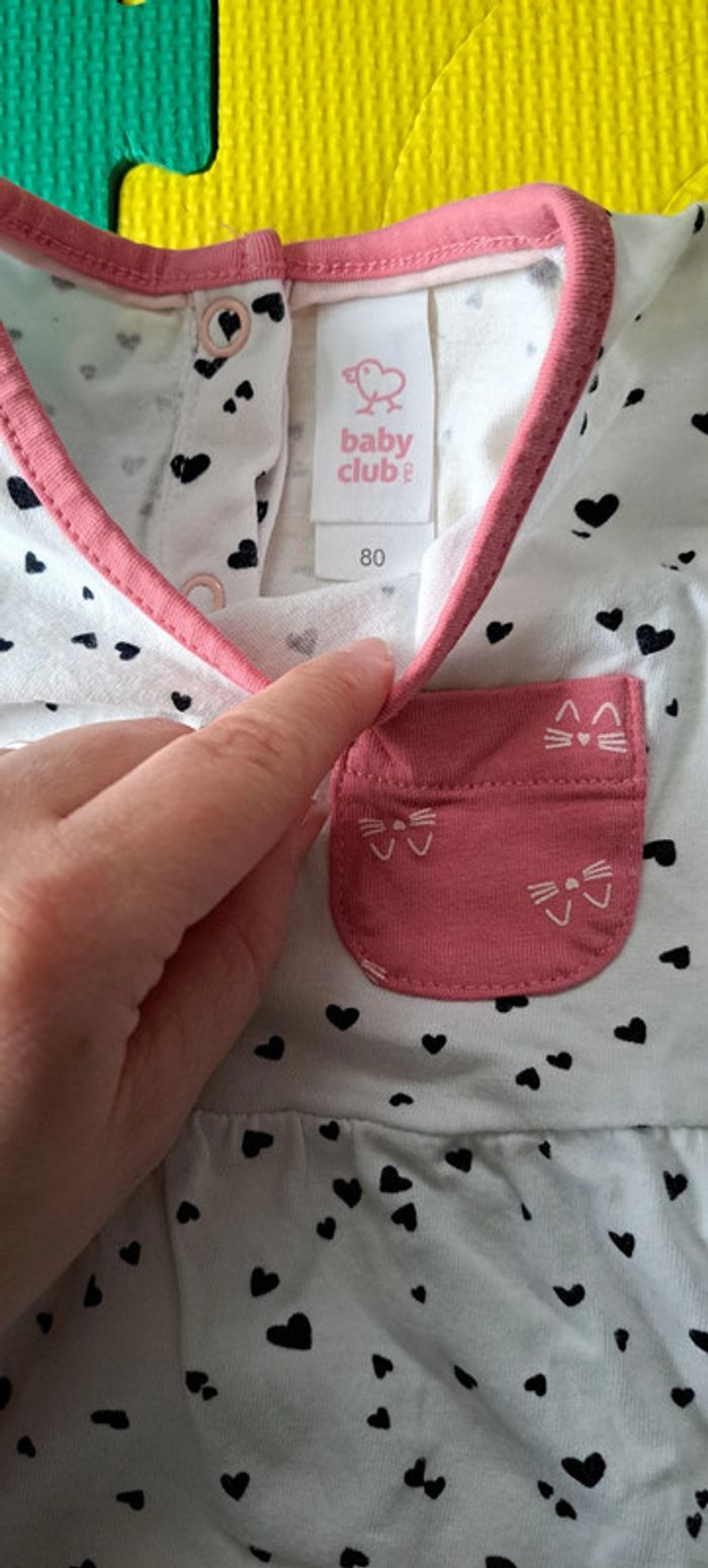 Ensemble C&A robe/tunique + legging 18m - photo numéro 2