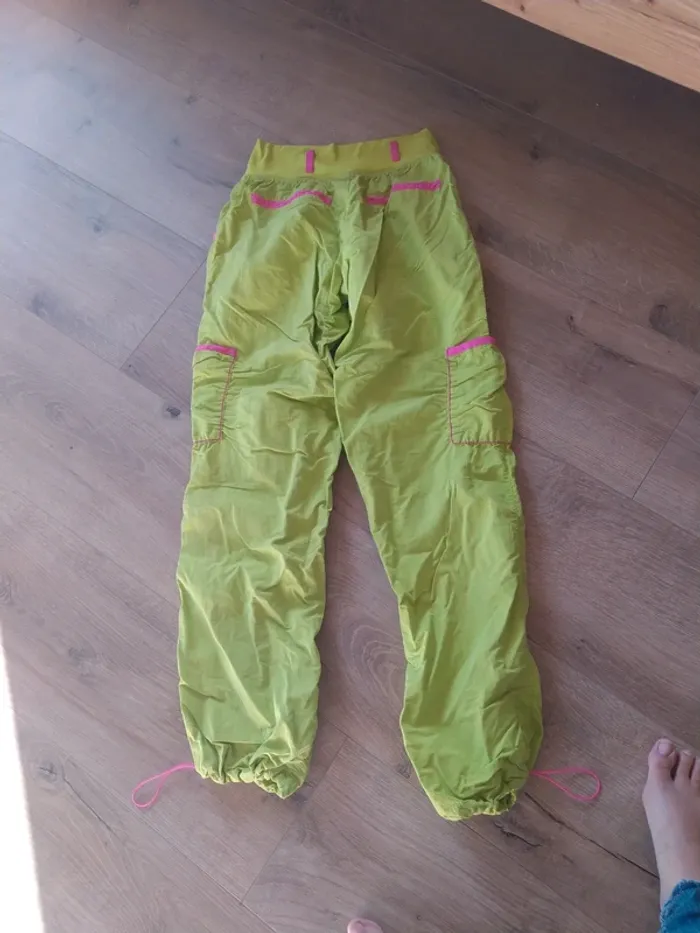 Pantalon de zumba vert et rose S - photo numéro 6