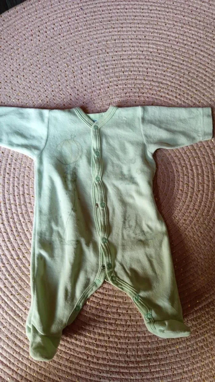 Pyjama mixte 1 mois petit bateau - photo numéro 2