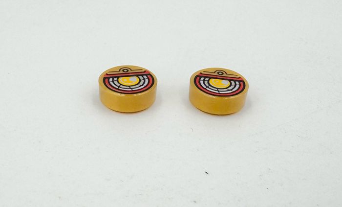 Lego Accessoires Monkie Kid : Lot de 2 rounds 1x1 Robotic Eye - NEUF - photo numéro 3