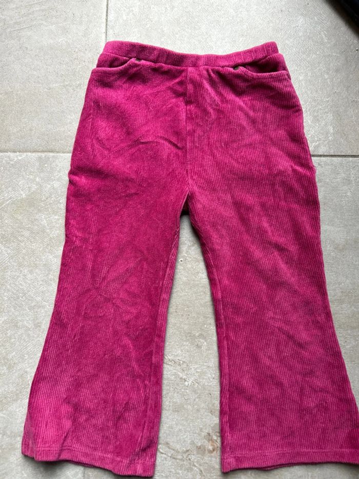 Pantalon velours fille 2 ans