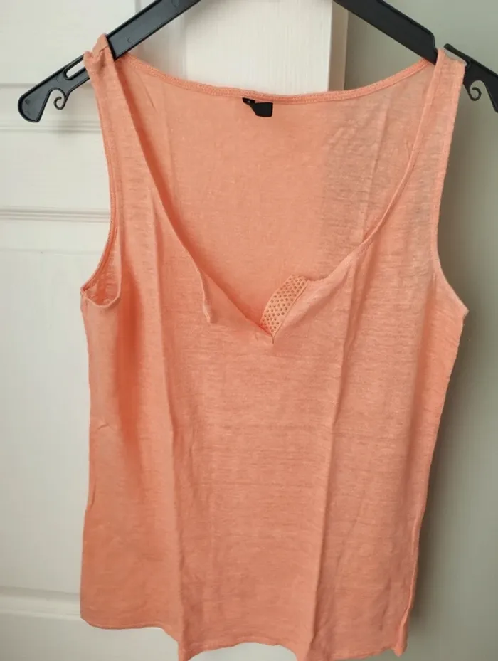 Débardeur corail Naf Naf S