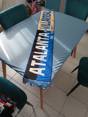 Écharpe foot match atalanta bergame Villarreal