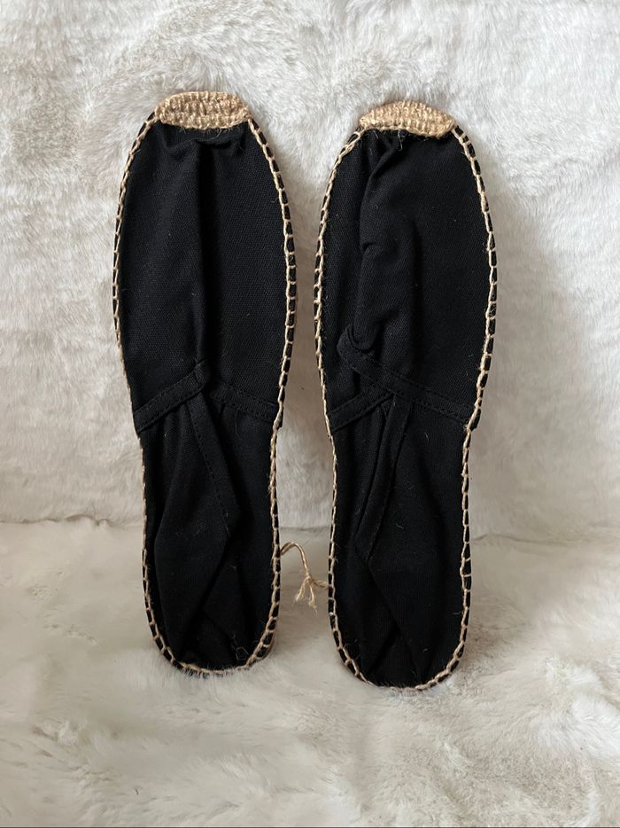 Espadrilles noires pointure 46