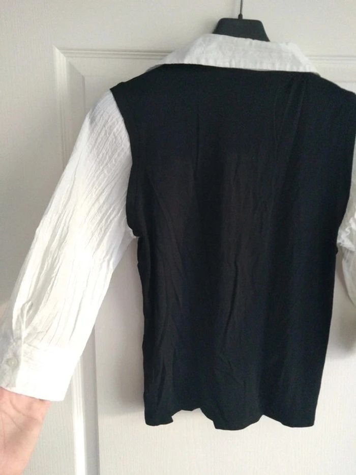 Tunique col de chemise manches frippées T44 Canda - photo numéro 5