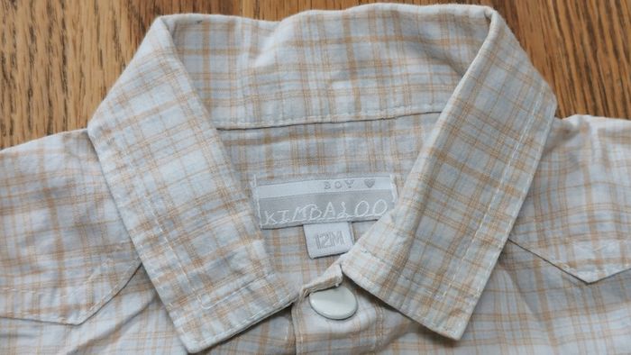 Chemise à carreaux Kimbaloo 12 mois - photo numéro 4