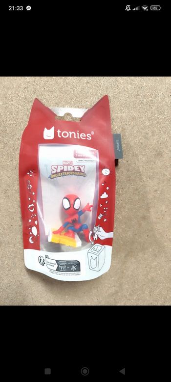 Tonies spidey neuve 