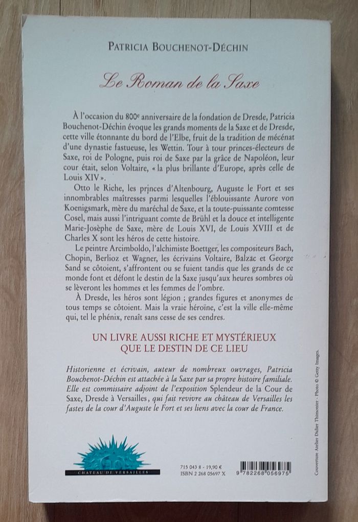 Patricia Bouchenot-Déchin - Le roman de la Saxe - photo numéro 3