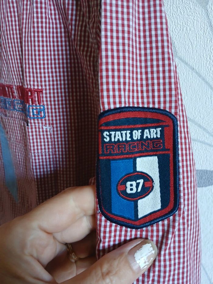 🍍 Chemise à carreaux homme Statère Of Art Racing taille L - photo numéro 4
