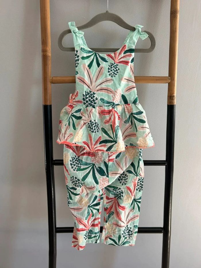 Combinaison été fleuris - Catimini - 3 ans