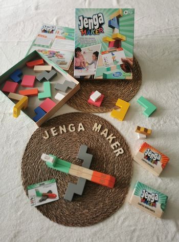 Jenga maker, juste ouvert, neuf, construire, s'amuser et gagner 