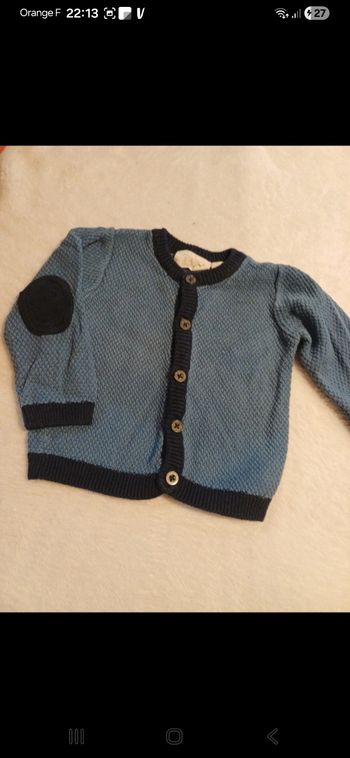 Gilet bébé taille 3 mois