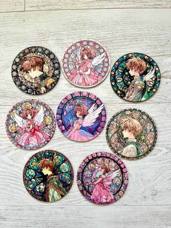Lot de 8 sous verres «  Sakura Card Captor » neuf 
